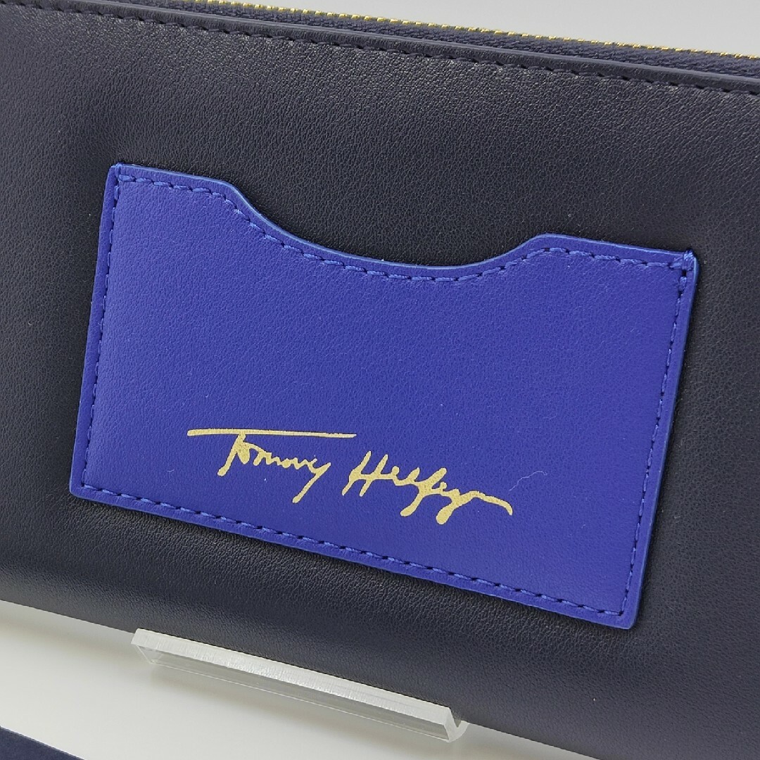 TOMMY HILFIGER(トミーヒルフィガー)のトミーヒルフィガー ラウンドジップ長財布 メンズ長財布 ユニセックス レディース レディースのファッション小物(財布)の商品写真