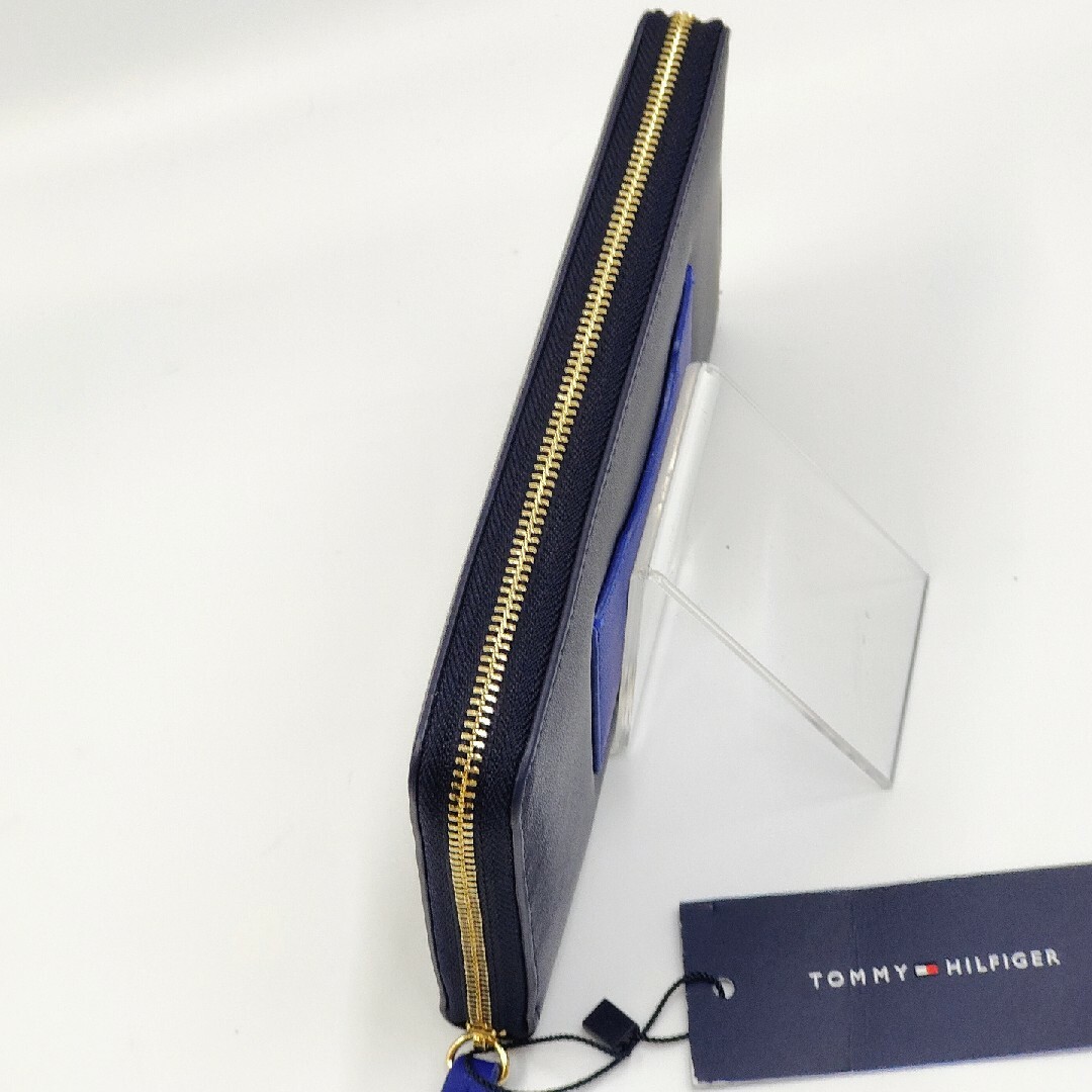 TOMMY HILFIGER(トミーヒルフィガー)のトミーヒルフィガー ラウンドジップ長財布 メンズ長財布 ユニセックス レディース レディースのファッション小物(財布)の商品写真