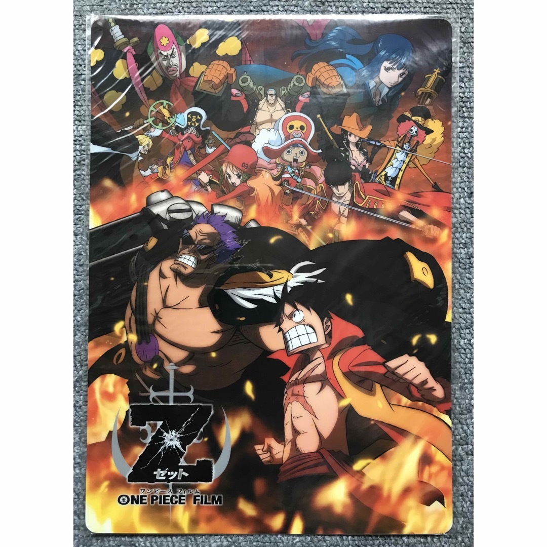 【下敷き】 劇場版 ONE PIECE FILM Zワンピース フィルム ゼット エンタメ/ホビーのアニメグッズ(その他)の商品写真