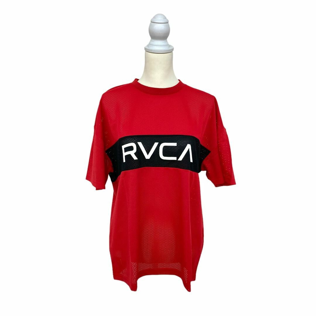 RVCA(ルーカ)のRVCA ルーカ トップス メッシュ ロゴ Tシャツ AJ041-311 半袖 メンズのトップス(Tシャツ/カットソー(半袖/袖なし))の商品写真