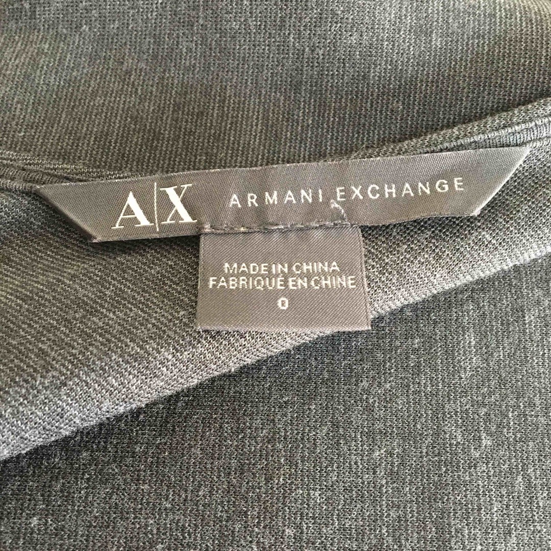 ARMANI EXCHANGE(アルマーニエクスチェンジ)のアルマーニエクスチェンジ　ワンピース　ブラック　グレー　レディース　春秋 レディースのワンピース(ミニワンピース)の商品写真