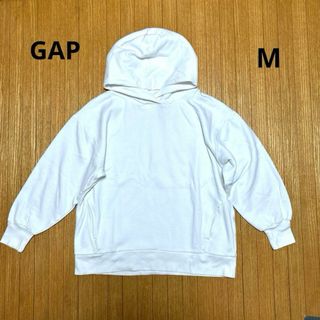 ギャップ(GAP)のGAP パーカー　白　M(パーカー)