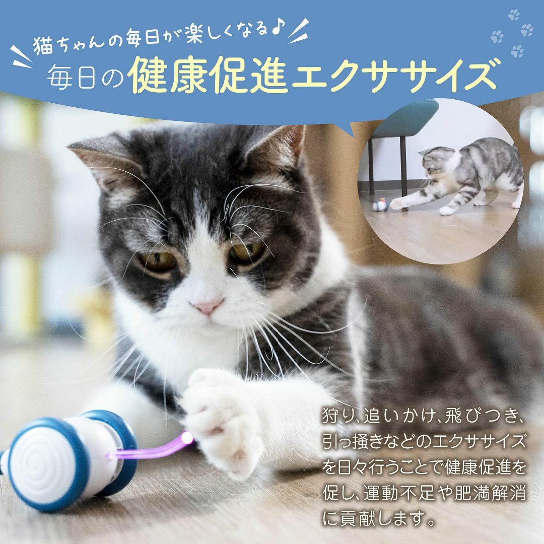 【色: Jay Blue】【猫ちゃんのイタズラ友だち・日本正規代理店】 猫 おも その他のペット用品(猫)の商品写真