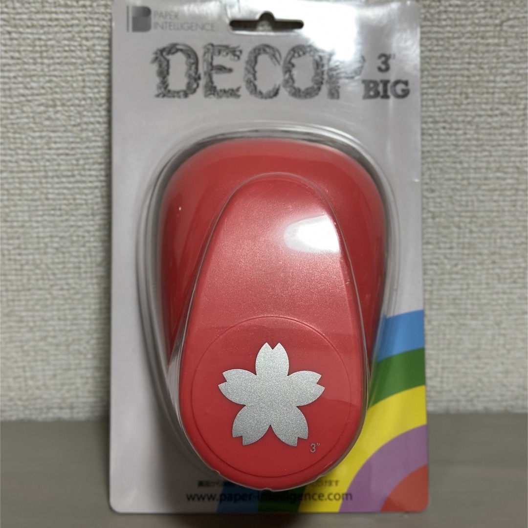 DECOP Big3 桜型 パンチ ハンドメイドの文具/ステーショナリー(その他)の商品写真