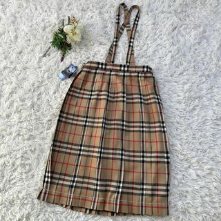 バーバリー(BURBERRY)の未使用 入手困難 BURBERRY フレア スカート L相当 ノバチェック 膝丈(ひざ丈スカート)