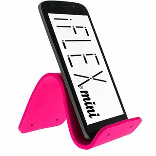 【色: ピンク】iFLEX スマホスタンド 変形自在 多用途 汎用性 シリコン製(その他)