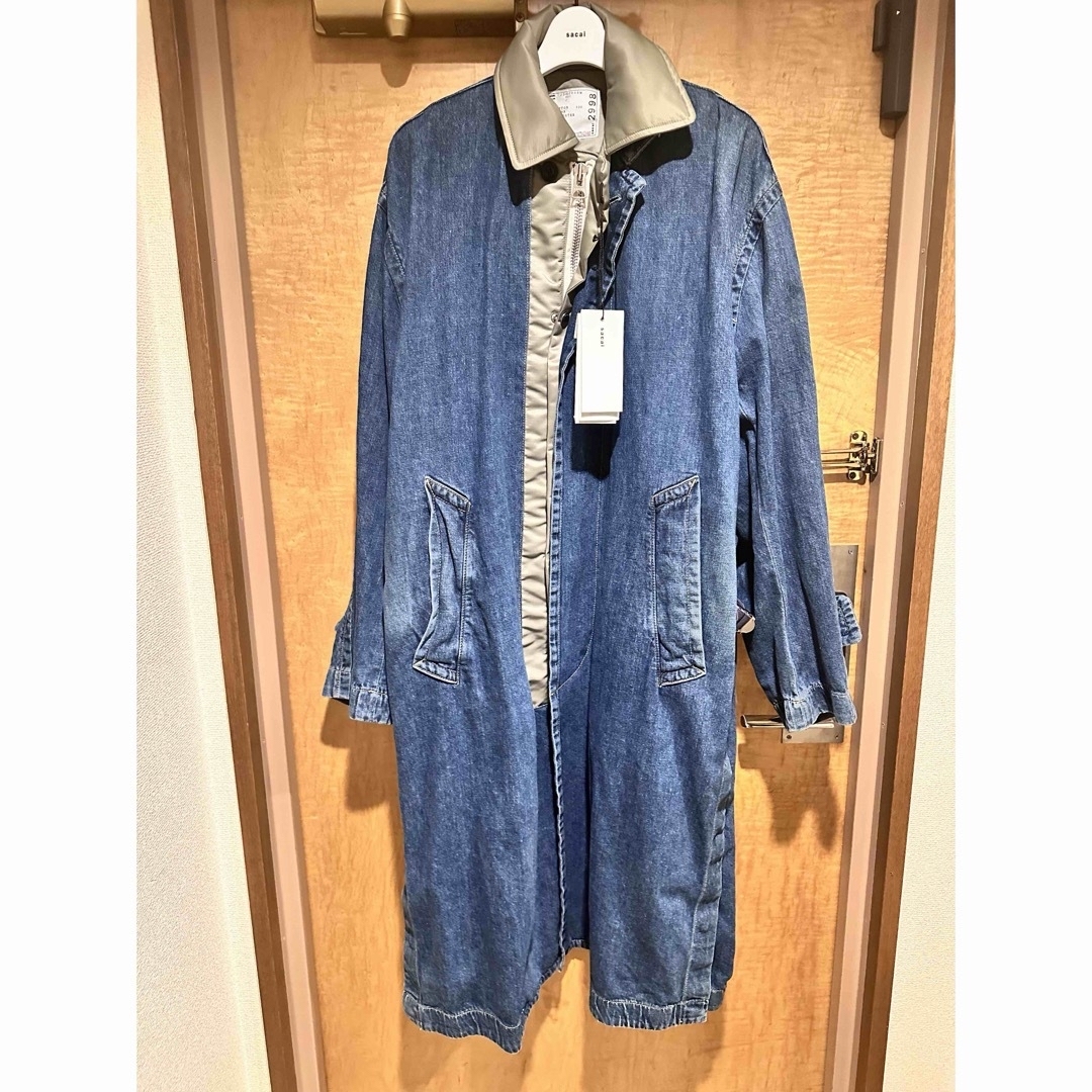 sacai(サカイ)のサカイデニムコート　sacai メンズのジャケット/アウター(Gジャン/デニムジャケット)の商品写真