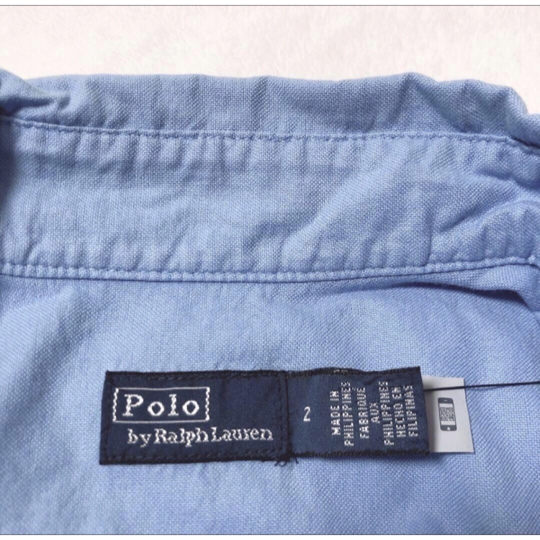 POLO RALPH LAUREN(ポロラルフローレン)の新作　新品　RALPH LAUREN ラルフローレン　シャツ　ワンピース　ドレス レディースのワンピース(ひざ丈ワンピース)の商品写真