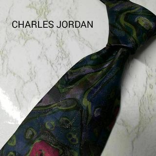 CHARLES JOURDAN - CHARLES JORDAN 極上美品　シルク100%　レギュラータイした