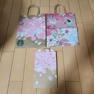 スターバックスコーヒー(Starbucks Coffee)のStarbucks ショップ袋&箱 桜セット(ショップ袋)