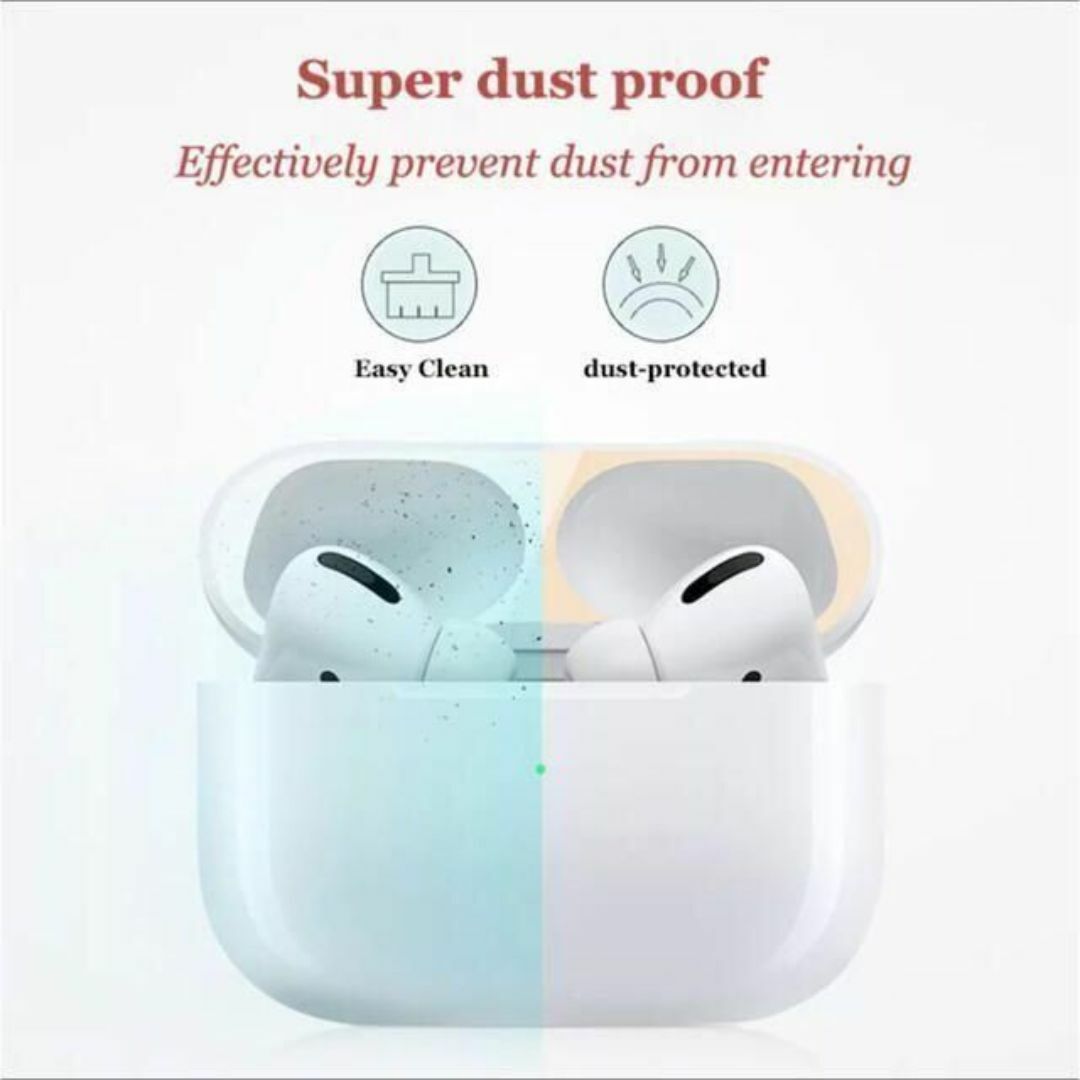 AirPods Pro DUST-PROOF FILM 　金属粉侵入ガード 防塵 スマホ/家電/カメラのスマホアクセサリー(その他)の商品写真