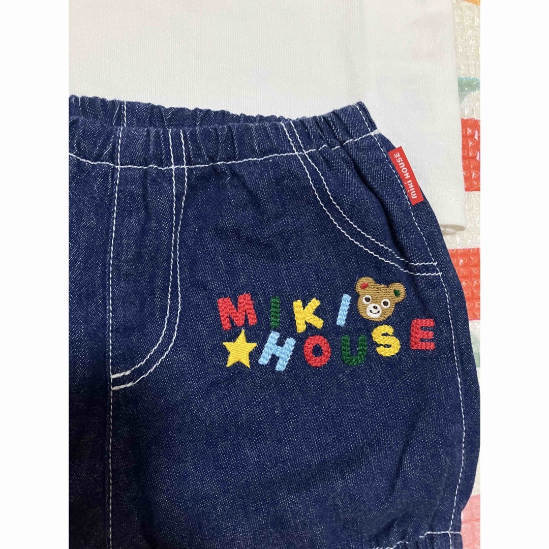 mikihouse(ミキハウス)のミキハウス　プッチーtシャツ　ブルマのセット　美品 キッズ/ベビー/マタニティのベビー服(~85cm)(Ｔシャツ)の商品写真