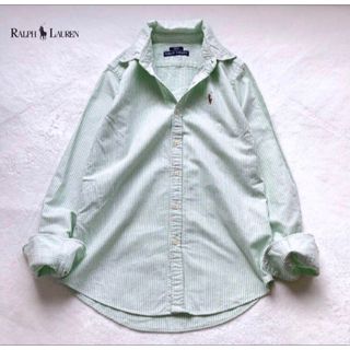 ポロラルフローレン シャツ/ブラウス(レディース/長袖)(グリーン ポロラルフローレン シャツ/ブラウス(レディース/長袖)(グリーン