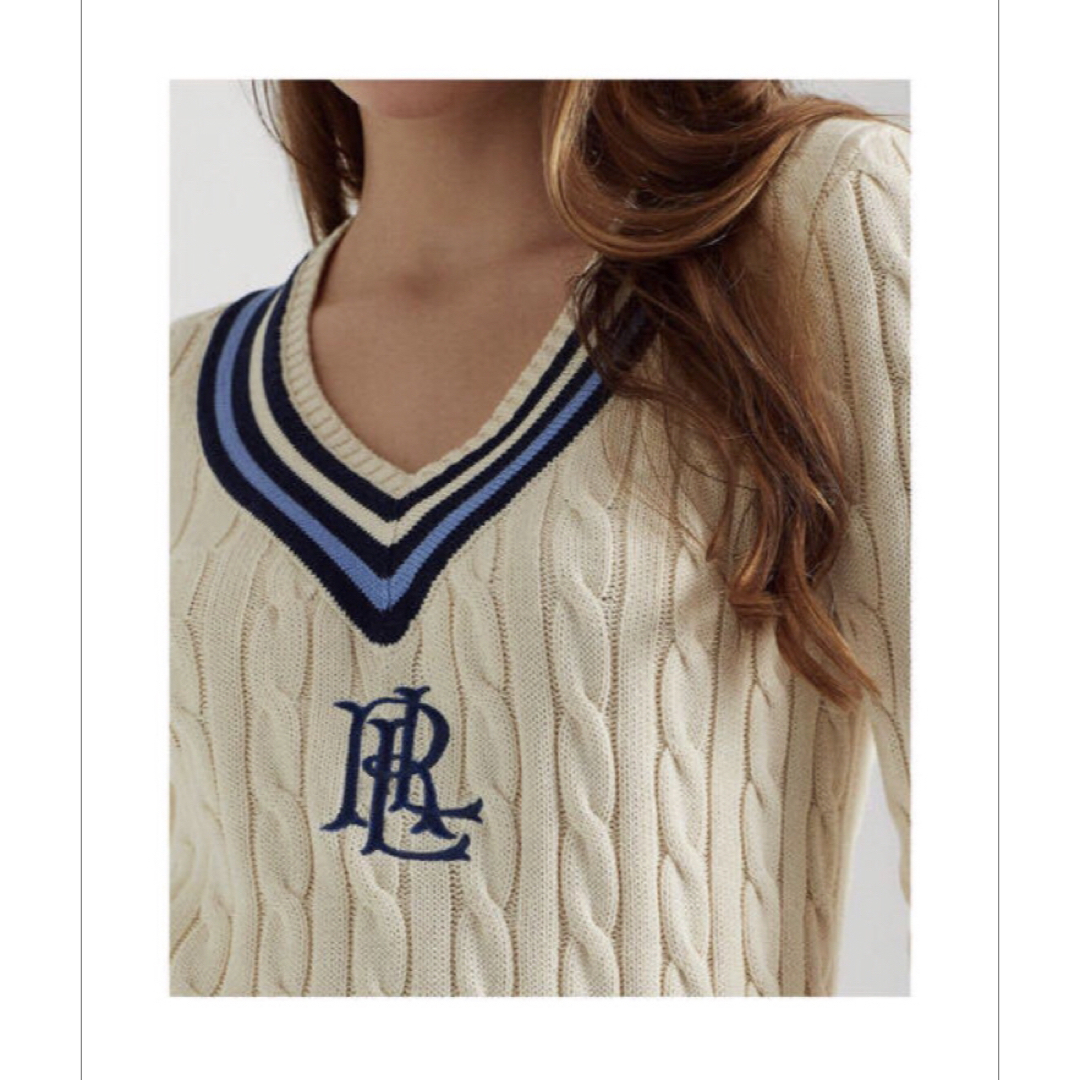 POLO RALPH LAUREN(ポロラルフローレン)のRALPH LAUREN ラルフローレン　ロゴ　クリケット　ニット　セーター　M レディースのトップス(ニット/セーター)の商品写真