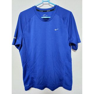 ナイキ(NIKE)のナイキ　NIKE　ドライフィット　ランニング　Tシャツ　ブルー　L(Tシャツ/カットソー(半袖/袖なし))