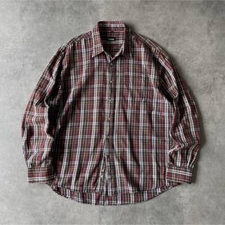 VINTAGE - 90s~00s watsons コットン チェックシャツ ブラウン