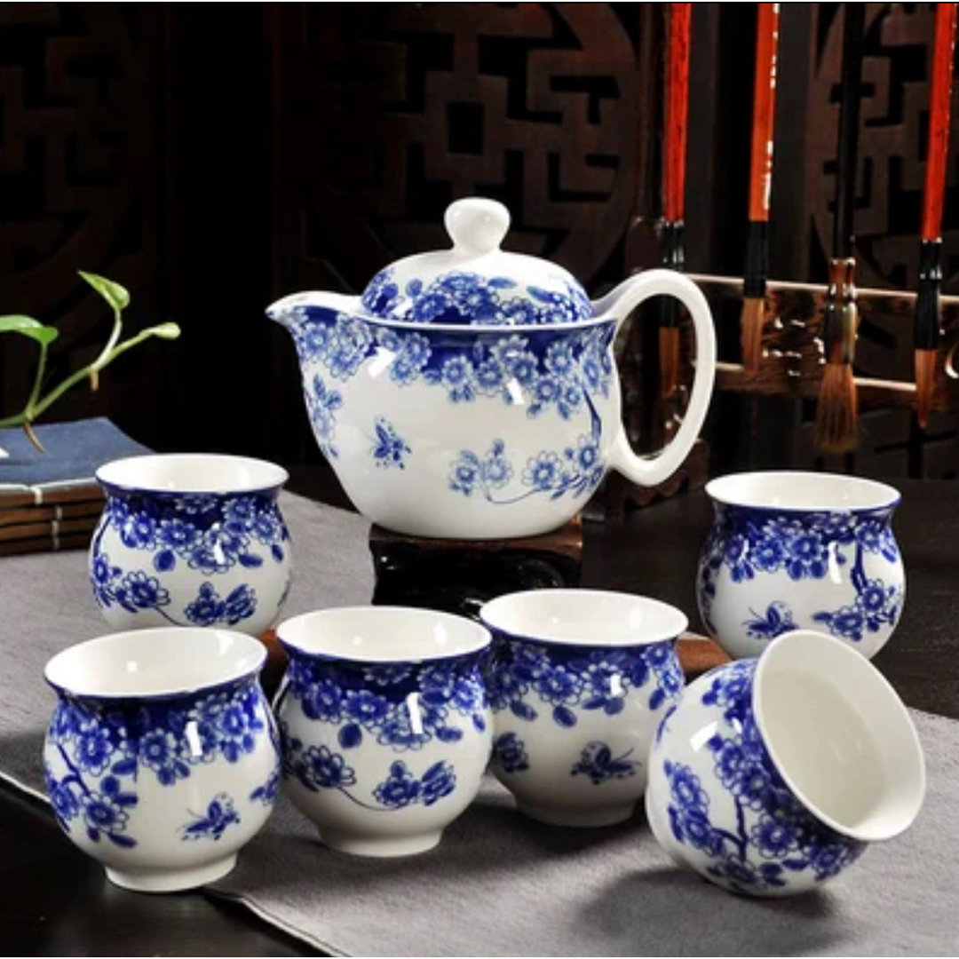 6客茶器揃 湯呑 急須ポット .茶器セット ティーセット 6客茶器揃 湯呑 急須ポット .茶器セット ティーセット