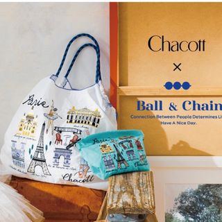 Ball&Chain ボール&チェーン チャコットコラボエコバッグ Lサイズ Ball&Chain ボール&チェーン チャコットコラボエコバッグ Lサイズ