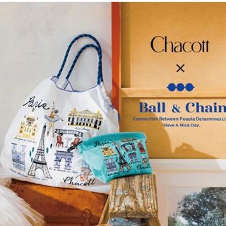 チャコット(CHACOTT)のBall&Chain  ボール＆チェーン　チャコットコラボエコバッグ Lサイズ(エコバッグ)