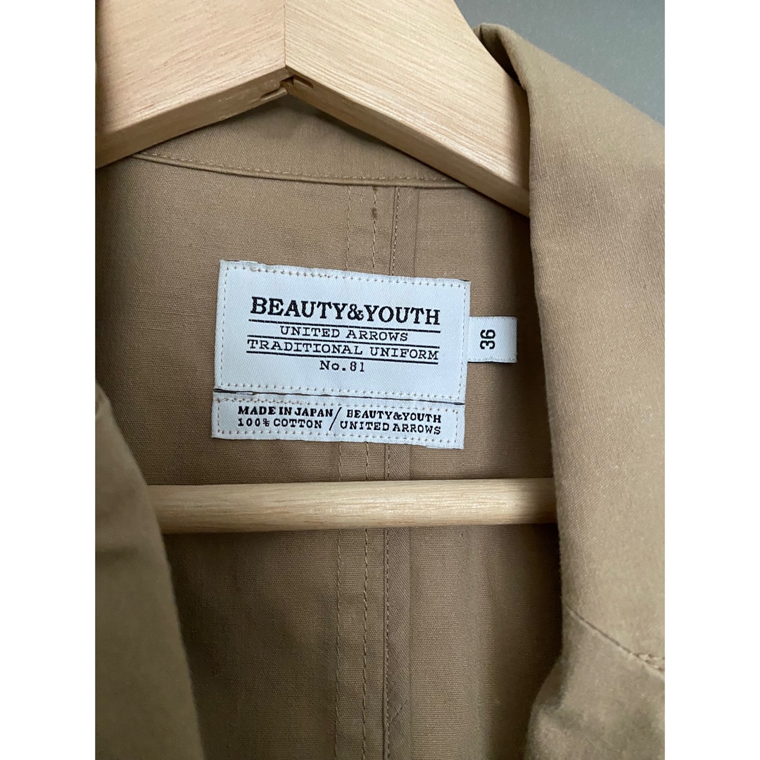 BEAUTY&YOUTH UNITED ARROWS(ビューティアンドユースユナイテッドアローズ)のBEAUTY&YOUTH UNITED ARROWS スプリングコート レディースのジャケット/アウター(スプリングコート)の商品写真