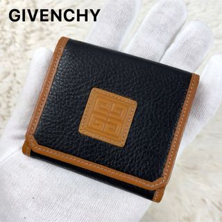 ジバンシィ(GIVENCHY)の【希少】ジバンシー コインケース 小銭入れ ヴィンテージ ブラック 黒 レザー(コインケース)