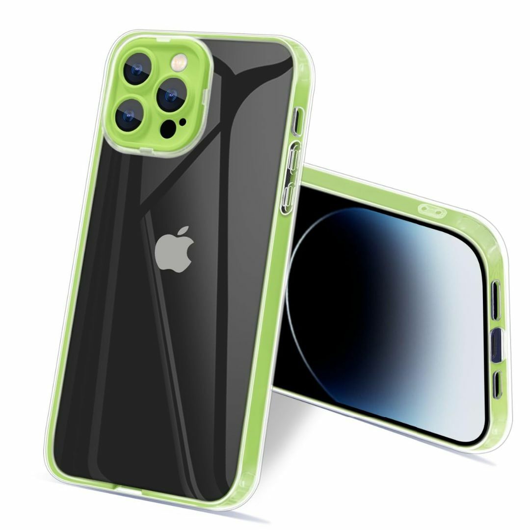 【色: グリーン】【2024新モデル】iPhone 14Pro 携帯電話ケース  スマホ/家電/カメラのスマホアクセサリー(その他)の商品写真