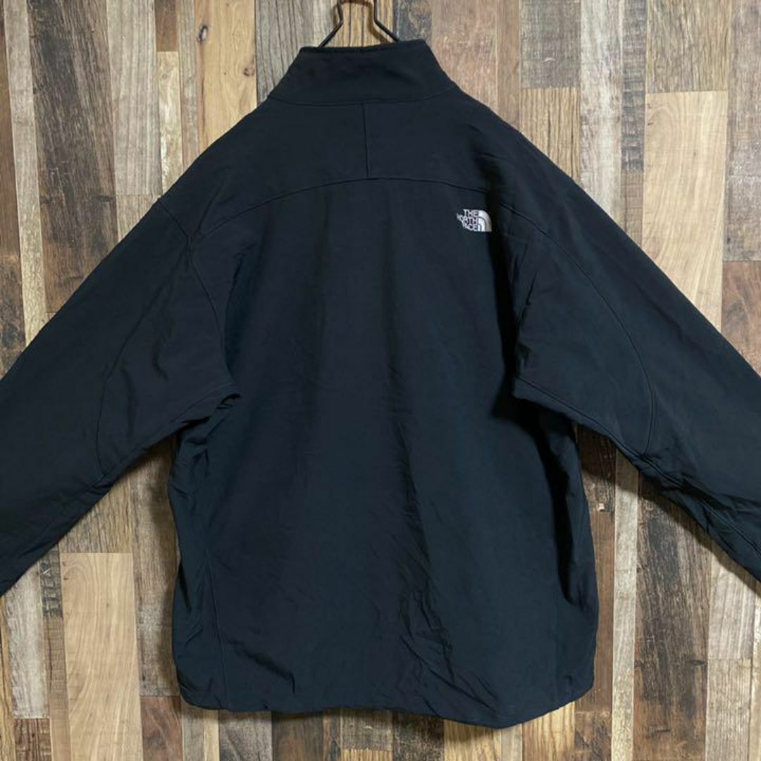 THE NORTH FACE(ザノースフェイス)のノースフェイス ナイロン ジャケット 黒 ジップアップ 古着 長袖 アウター メンズのジャケット/アウター(ナイロンジャケット)の商品写真