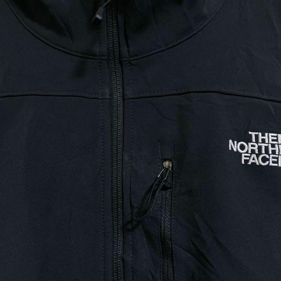 THE NORTH FACE(ザノースフェイス)のノースフェイス ナイロン ジャケット 黒 ジップアップ 古着 長袖 アウター メンズのジャケット/アウター(ナイロンジャケット)の商品写真