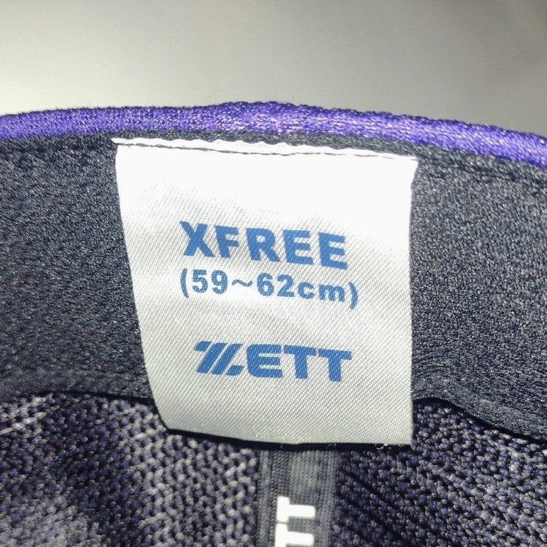 ZETT(ゼット)のZETT ベースボールキャップ Ｘフリーサイズ USED スポーツ/アウトドアの野球(防具)の商品写真