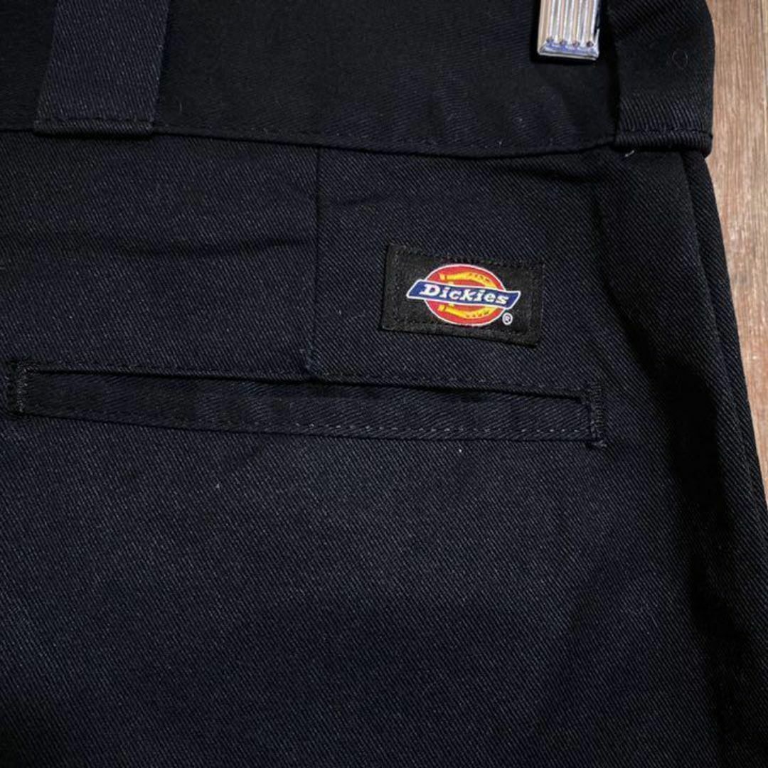 Dickies(ディッキーズ)のディッキーズ メンズ ワーク パンツ 黒 ロゴ 40 2XL USA古着 90s メンズのパンツ(ワークパンツ/カーゴパンツ)の商品写真