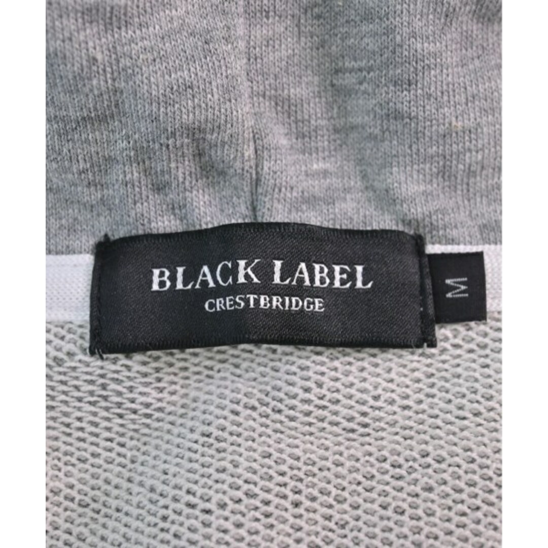 BLACK LABEL CRESTBRIDGE(ブラックレーベルクレストブリッジ)のBLACK LABEL CRESTBRIDGE パーカー M グレーx白x紺 【古着】【中古】 メンズのトップス(パーカー)の商品写真