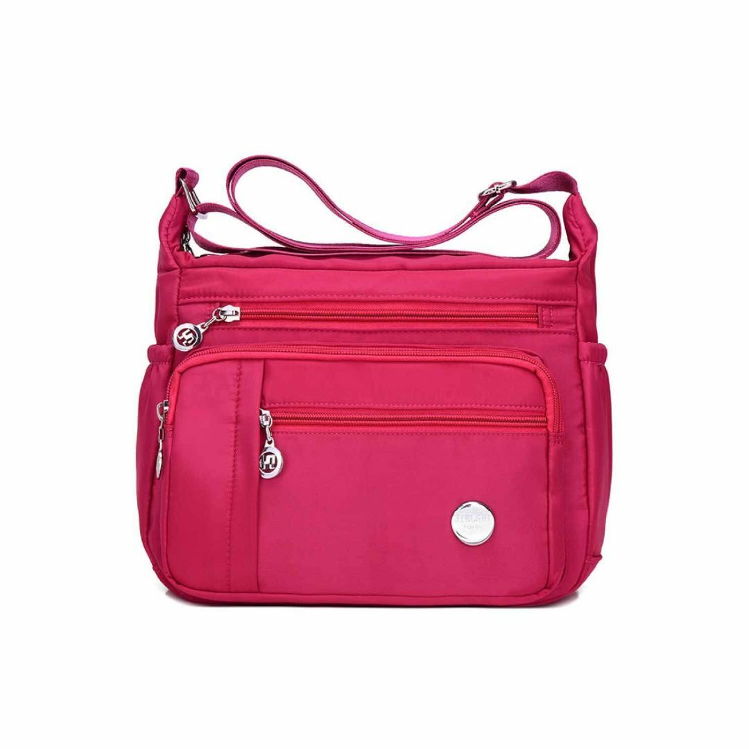 【色: ピンク無地（中型）】[nanaperi] レディース ショルダーバッグ  レディースのバッグ(その他)の商品写真