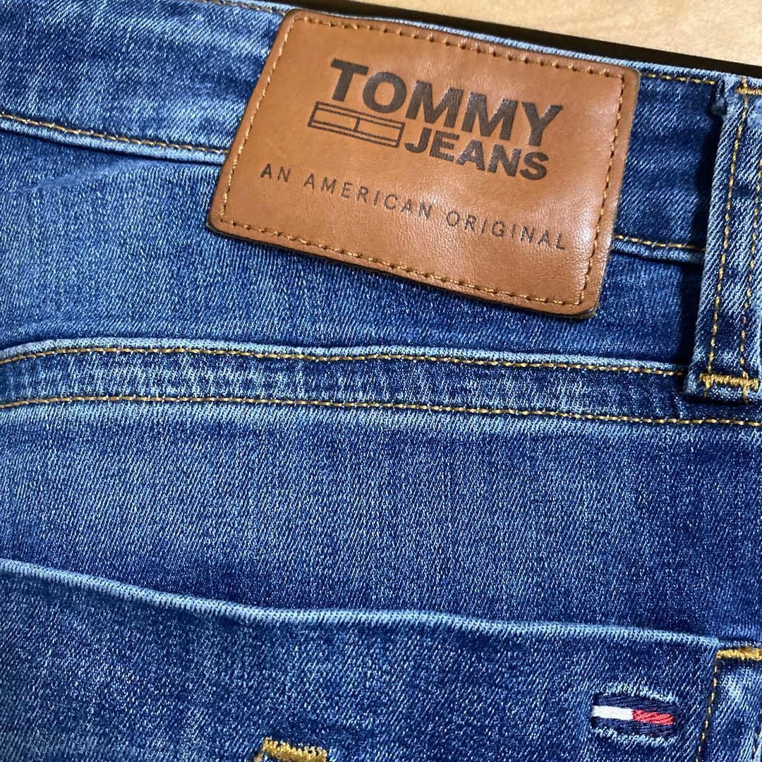 TOMMY JEANS(トミージーンズ)のトミージーンズ メンズ デニム パンツ スリム ストレート L USA古着 90 メンズのパンツ(デニム/ジーンズ)の商品写真