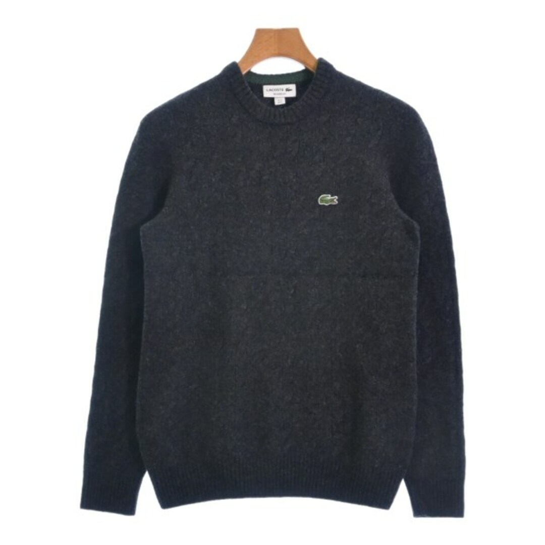 LACOSTE(ラコステ)のLACOSTE ラコステ ニット・セーター 3(M位) グレー 【古着】【中古】 メンズのトップス(ニット/セーター)の商品写真