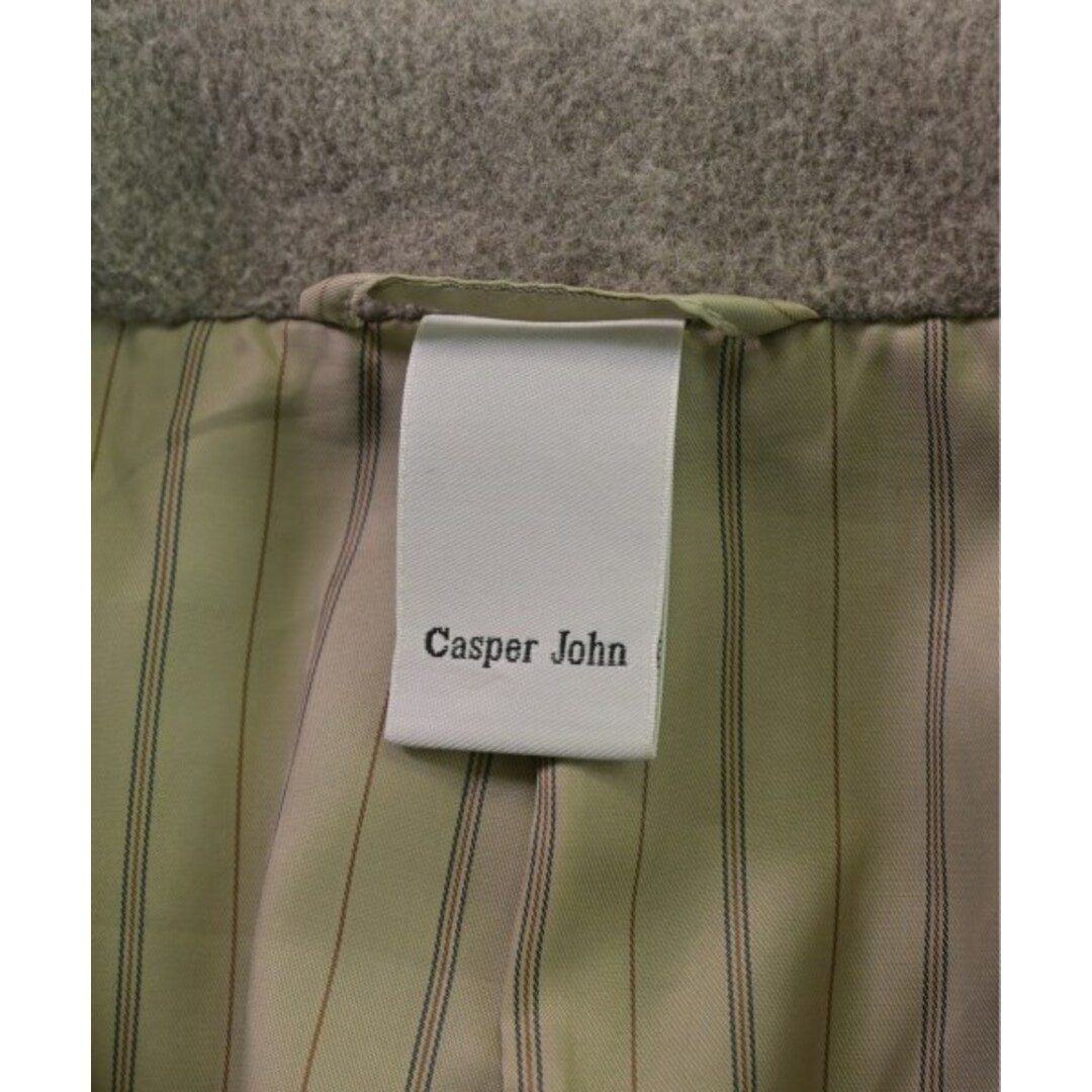 Casper John(キャスパージョン)のCasper John キャスパージョン チェスターコート L ベージュ 【古着】【中古】 メンズのジャケット/アウター(チェスターコート)の商品写真