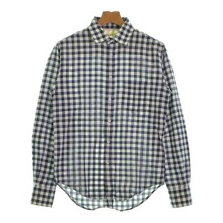 ラグアンドボーン(Rag & Bone)のrag & bone カジュアルシャツ S 青x白x黒(チェック) 【古着】【中古】(シャツ)