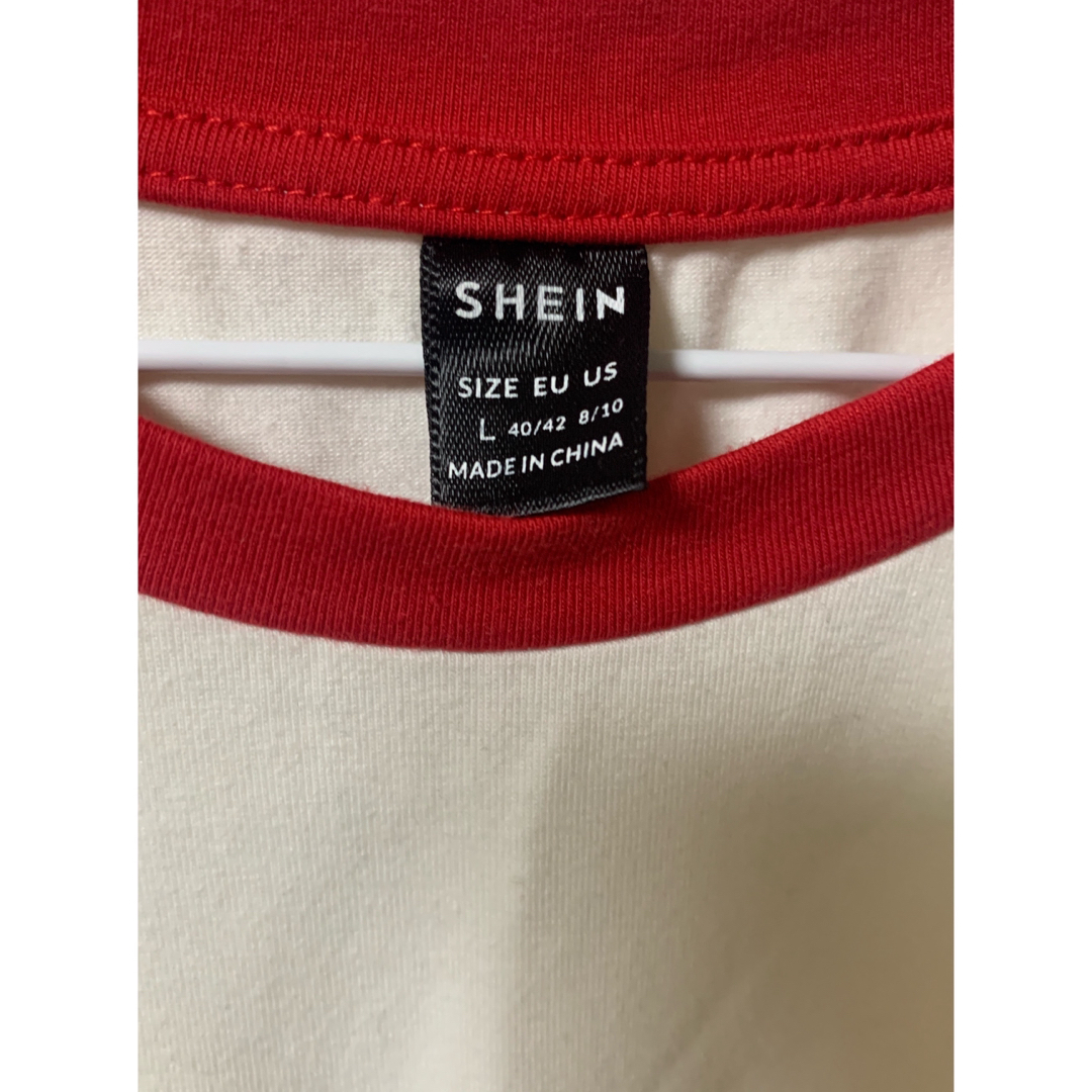SHEIN(シーイン)のSHEIN シーイン L 半袖 Tシャツさくらんぼ レディースのトップス(Tシャツ(半袖/袖なし))の商品写真