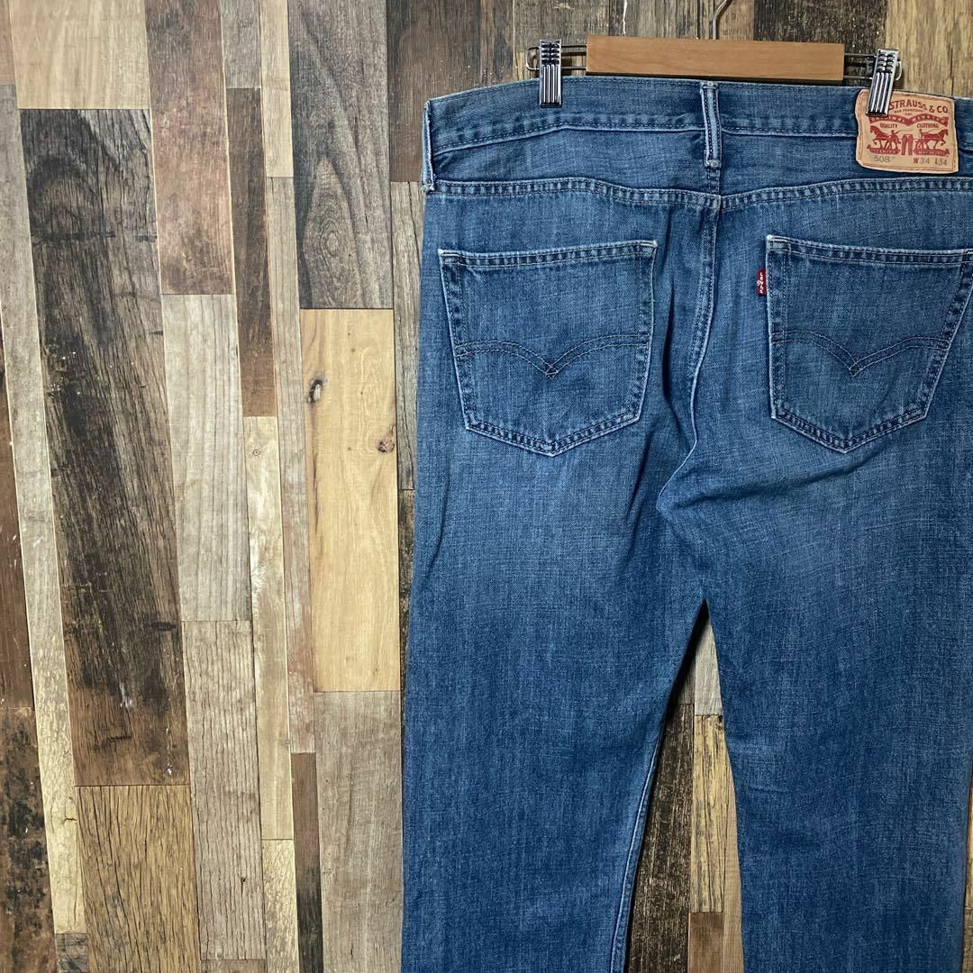 Levi's(リーバイス)のメンズ デニム リーバイス ブルー L 34 508 テーパード パンツ 古着 メンズのパンツ(デニム/ジーンズ)の商品写真