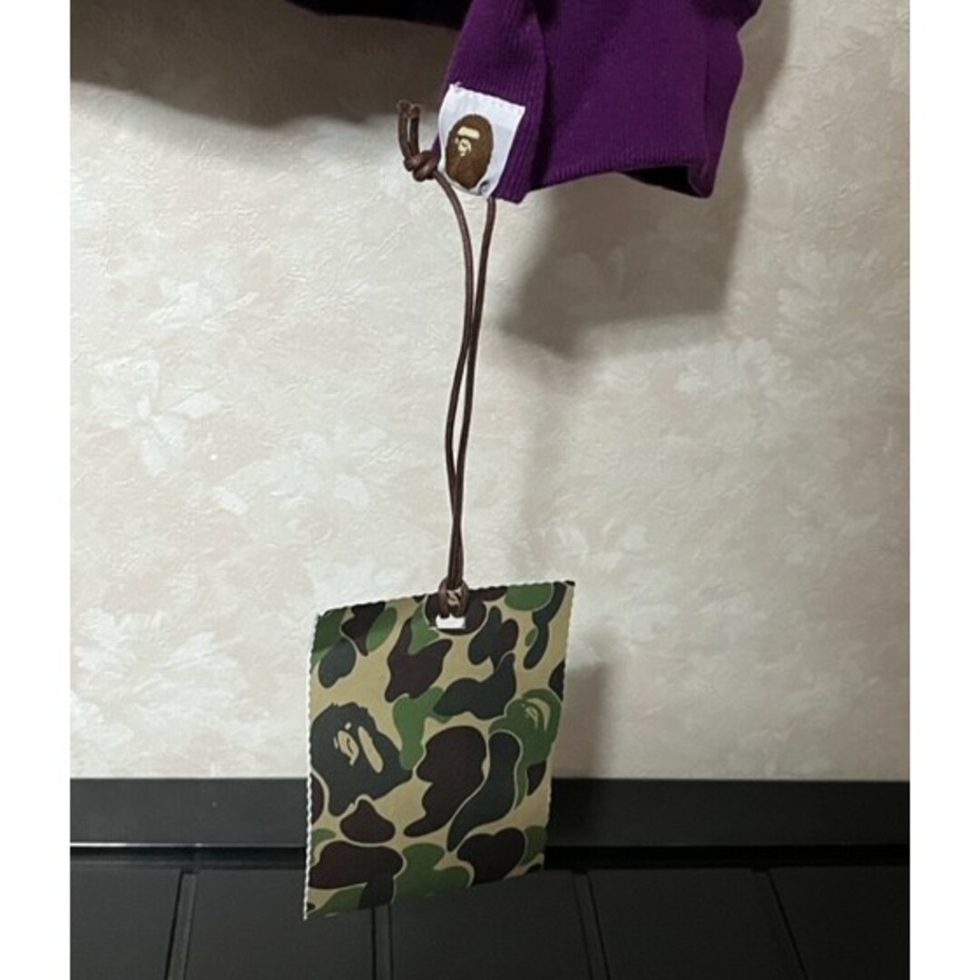 A BATHING APE(アベイシングエイプ)のA BATHING APEドッキングパーカー青紫カモ メンズのトップス(パーカー)の商品写真