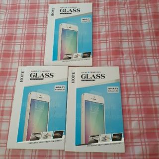 GLASS IP6 4.7 アイフォン iPhone 6 画面フィルム 3枚組(保護フィルム)