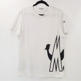 モンクレール(MONCLER)の★希少★MONCLER Tシャツ XL モンクレール ワッペン ホワイト 完売品(Tシャツ/カットソー(半袖/袖なし))