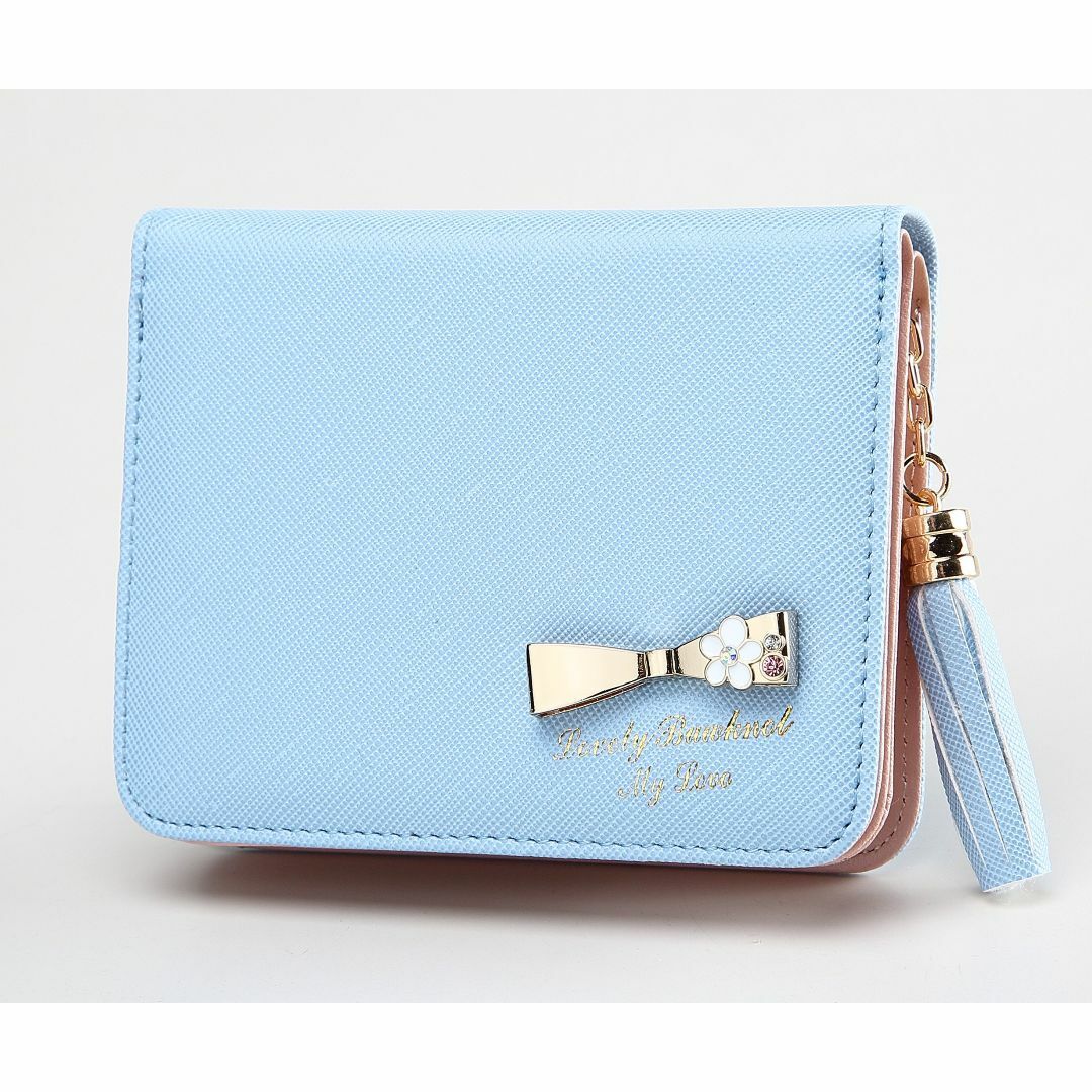 【色: アイスランド・ブルー】[フェアーフェアリー] 財布 レディース 2つ折り レディースのバッグ(その他)の商品写真