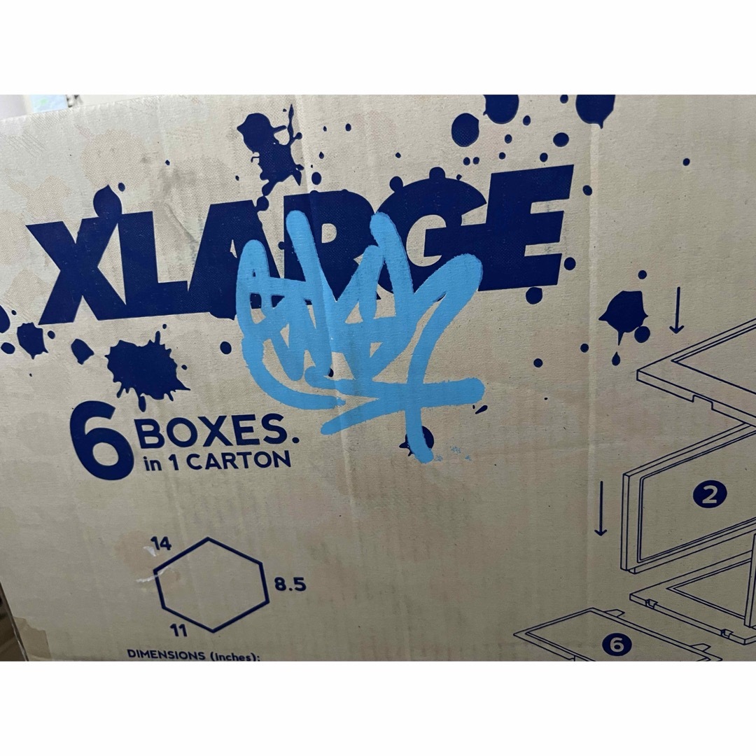 XLARGE(エクストララージ)のXLARGE × STASH towerbox タワーボックス エクストララージ インテリア/住まい/日用品の収納家具(玄関収納)の商品写真