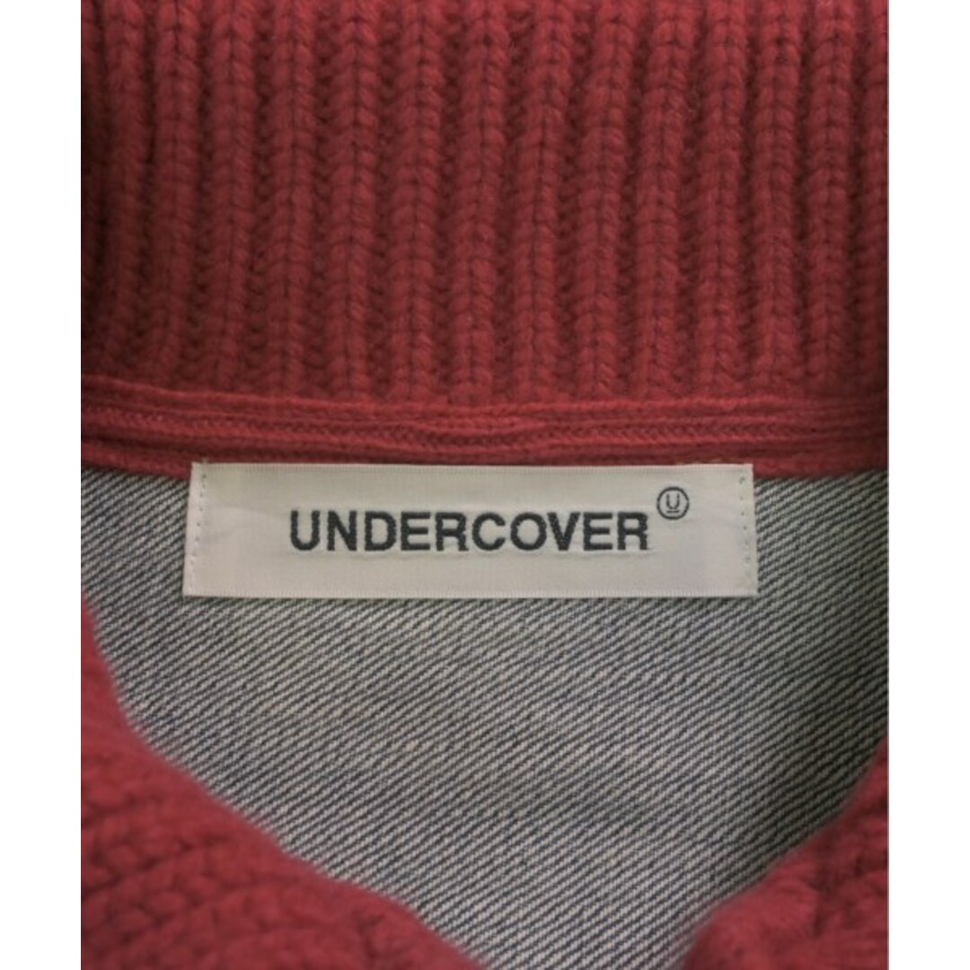 UNDERCOVER(アンダーカバー)のUNDER COVER デニムジャケット 2(M位) インディゴx赤等 【古着】【中古】 メンズのジャケット/アウター(Gジャン/デニムジャケット)の商品写真