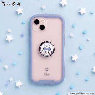 チイカワ(ちいかわ)のHamee スマホリング フラットタイプ IFACE ちいかわ ハチワレ/アップ(その他)