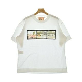 プランシー(Plan C)のPLAN C プランシー Tシャツ・カットソー M 白 【古着】【中古】(カットソー(半袖/袖なし))