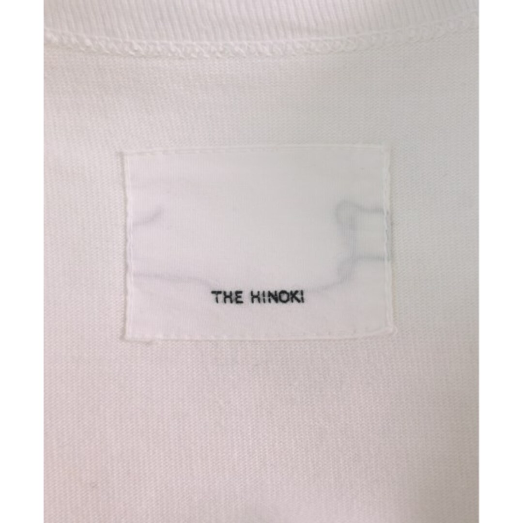 THE HINOKI(ザヒノキ)のTHE HINOKI ザヒノキ Tシャツ・カットソー 1(S位) 白 【古着】【中古】 メンズのトップス(Tシャツ/カットソー(半袖/袖なし))の商品写真