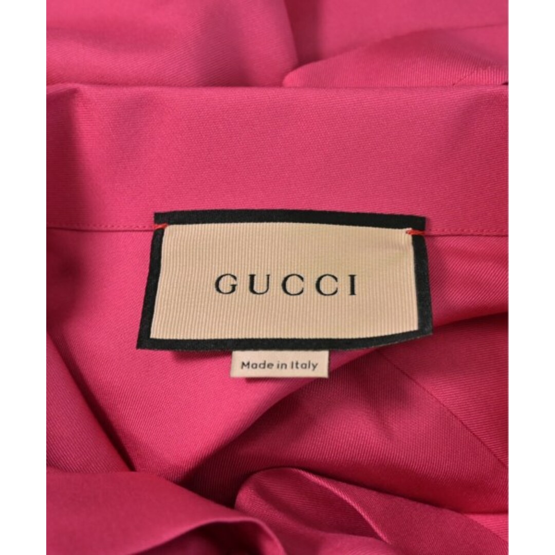 Gucci(グッチ)のGUCCI グッチ ブラウス 38(S位) ピンク 【古着】【中古】 レディースのトップス(シャツ/ブラウス(長袖/七分))の商品写真