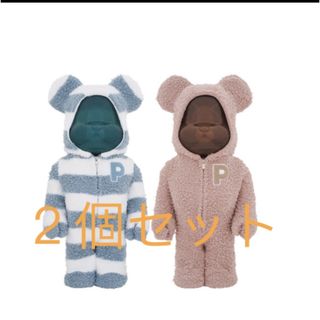 ベアブリック(BE@RBRICK)のGELATO PIQUE  400％ (MINT+BEIGE) 2体セット(フィギュア)