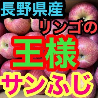 長野県産りんご　ふじ　約10キロ　ラスト５箱(フルーツ)